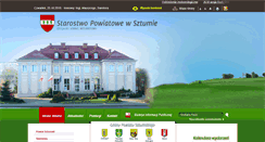 Desktop Screenshot of powiatsztumski.pl