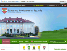 Tablet Screenshot of powiatsztumski.pl